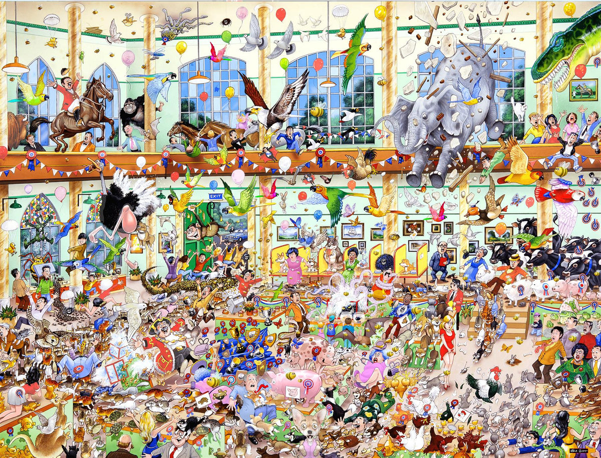 Mike Jupp I Love Pets 1000 Piece Jigsaw Puzzle – Funny Pet Show Scene