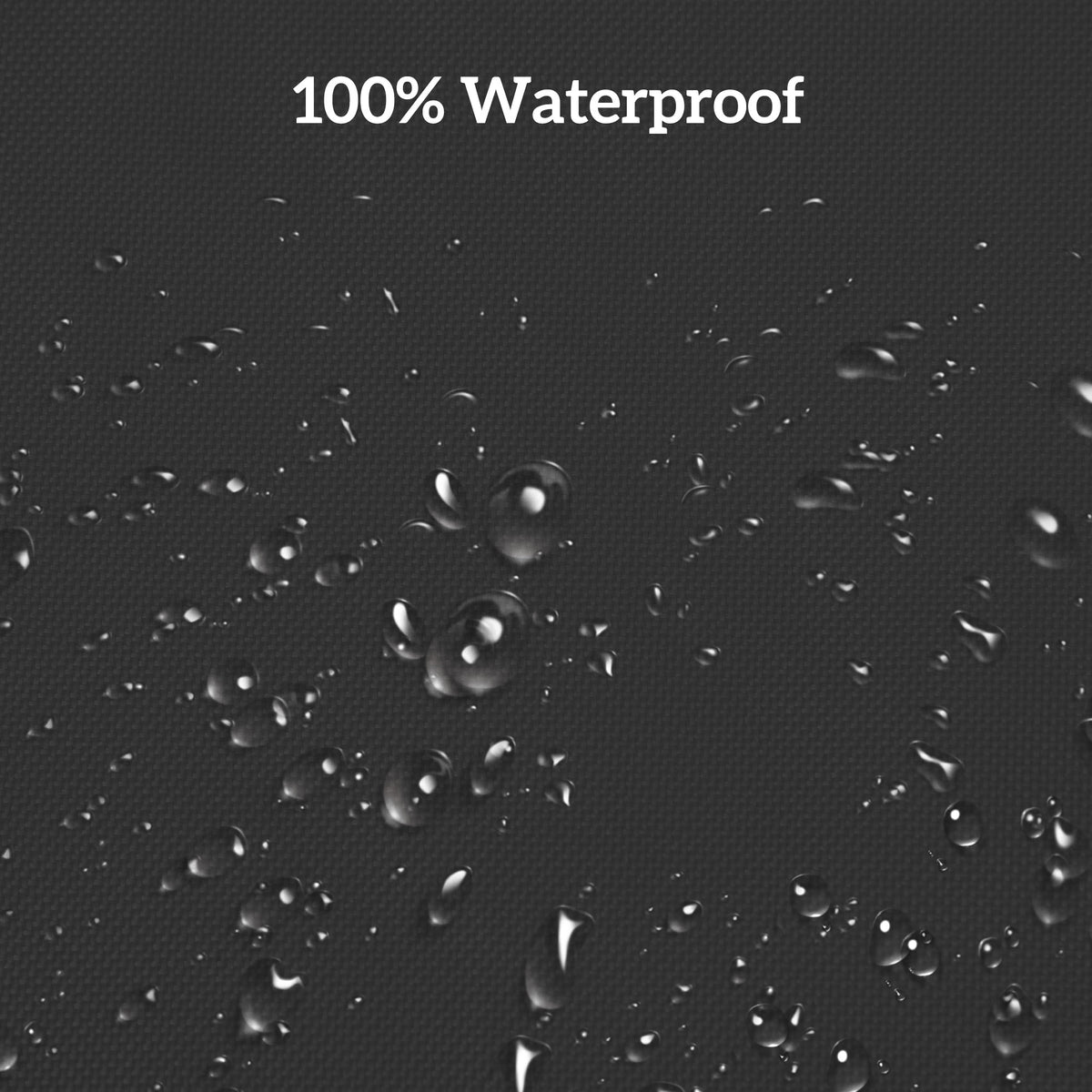 Outsunny 3 Seater Garden Sofa Cover – Waterproof 600D Oxford Fabric Rain Protector with Fixing Straps, Black