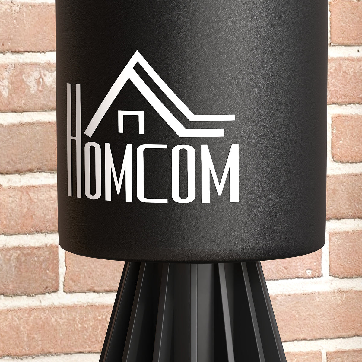 HOMCOM Freestanding Boxing Punch Bag Stand with Rotating Flexible Arm, Speed Ball & Fillable Base, Black