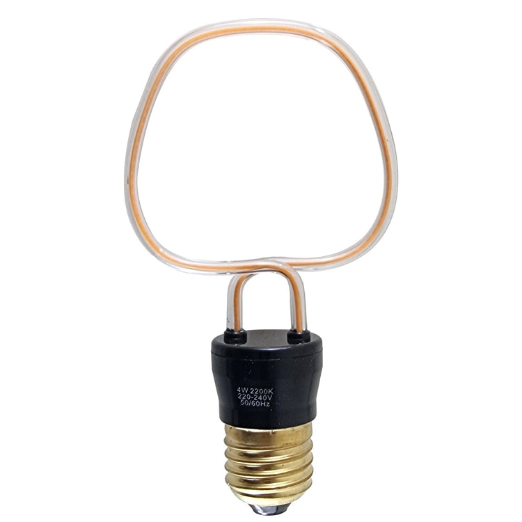 Ledsone 3 Pack 4W Retro LED Filament Bulbs, E27 – Soft Curly Filament Industrial Decorative Lighting