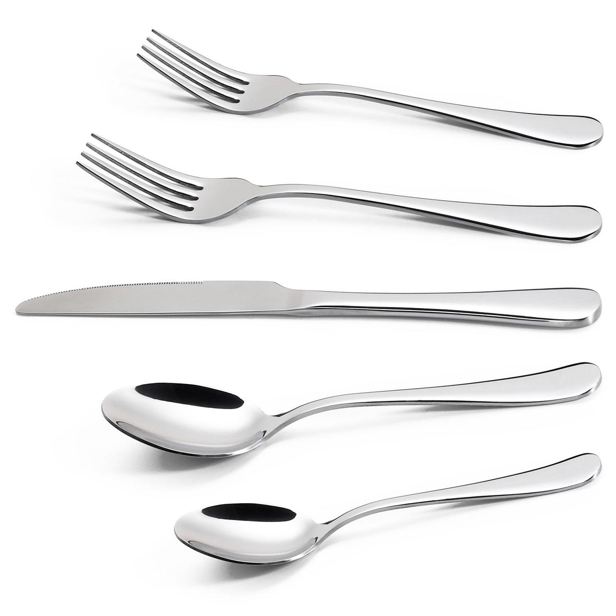 20-piece stainless steel cutlery set