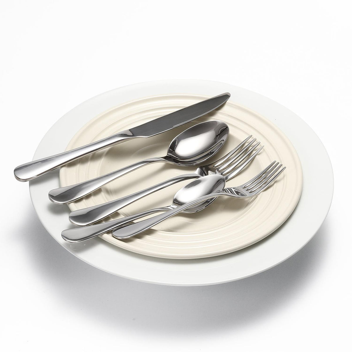 VINSANI 20-Piece Stainless Steel Cutlery Set – Knives, Forks, Spoons & Teaspoons for Everyday Dining