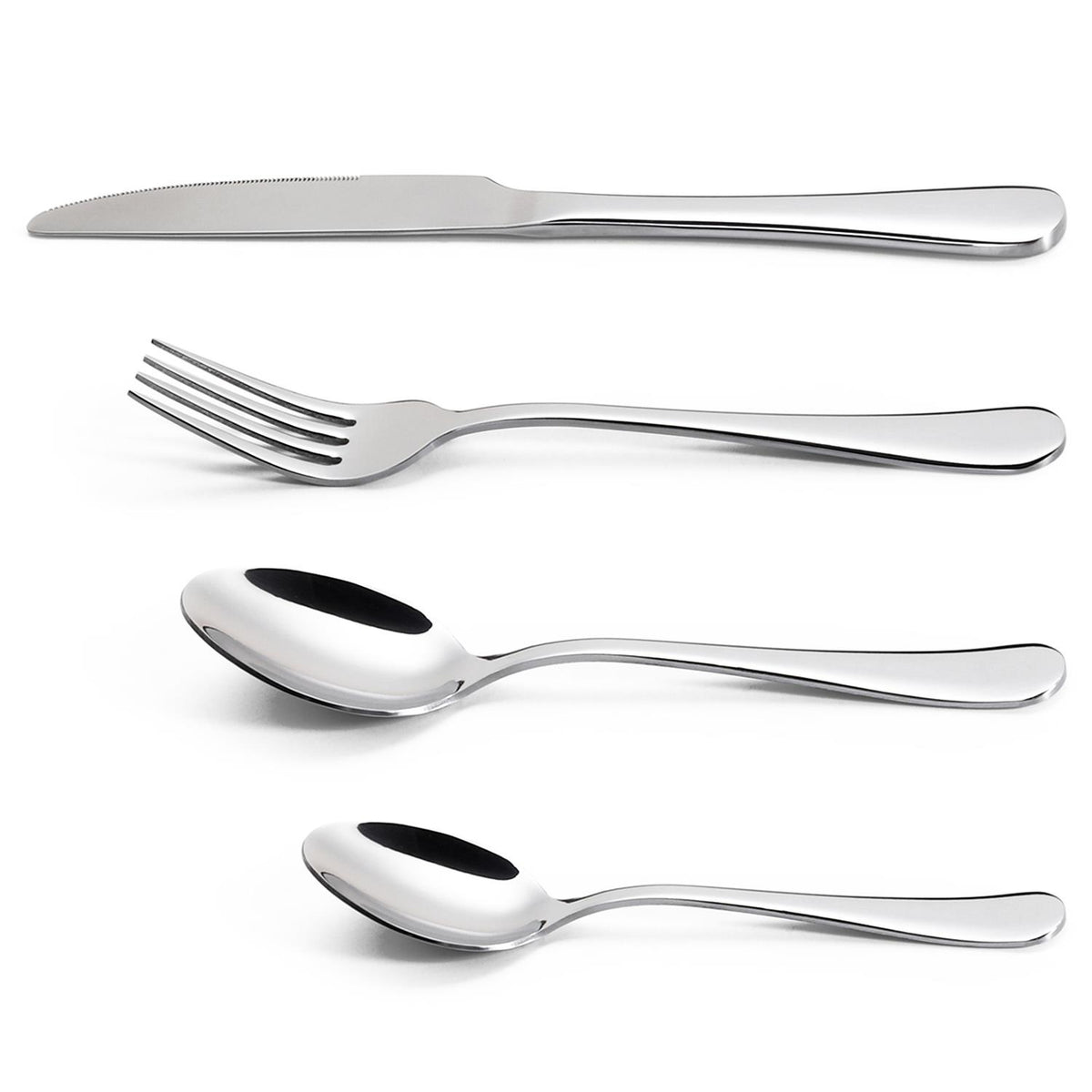 24-piece stainless steel cutlery set