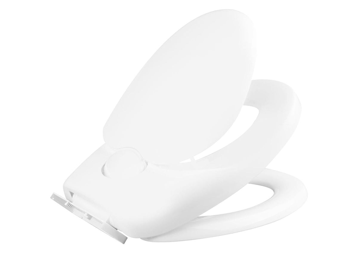 Vinsani 2-in-1 Child & Adult Soft Close Toilet Seat with Quick Release Hinges – Built-In Potty Seat
