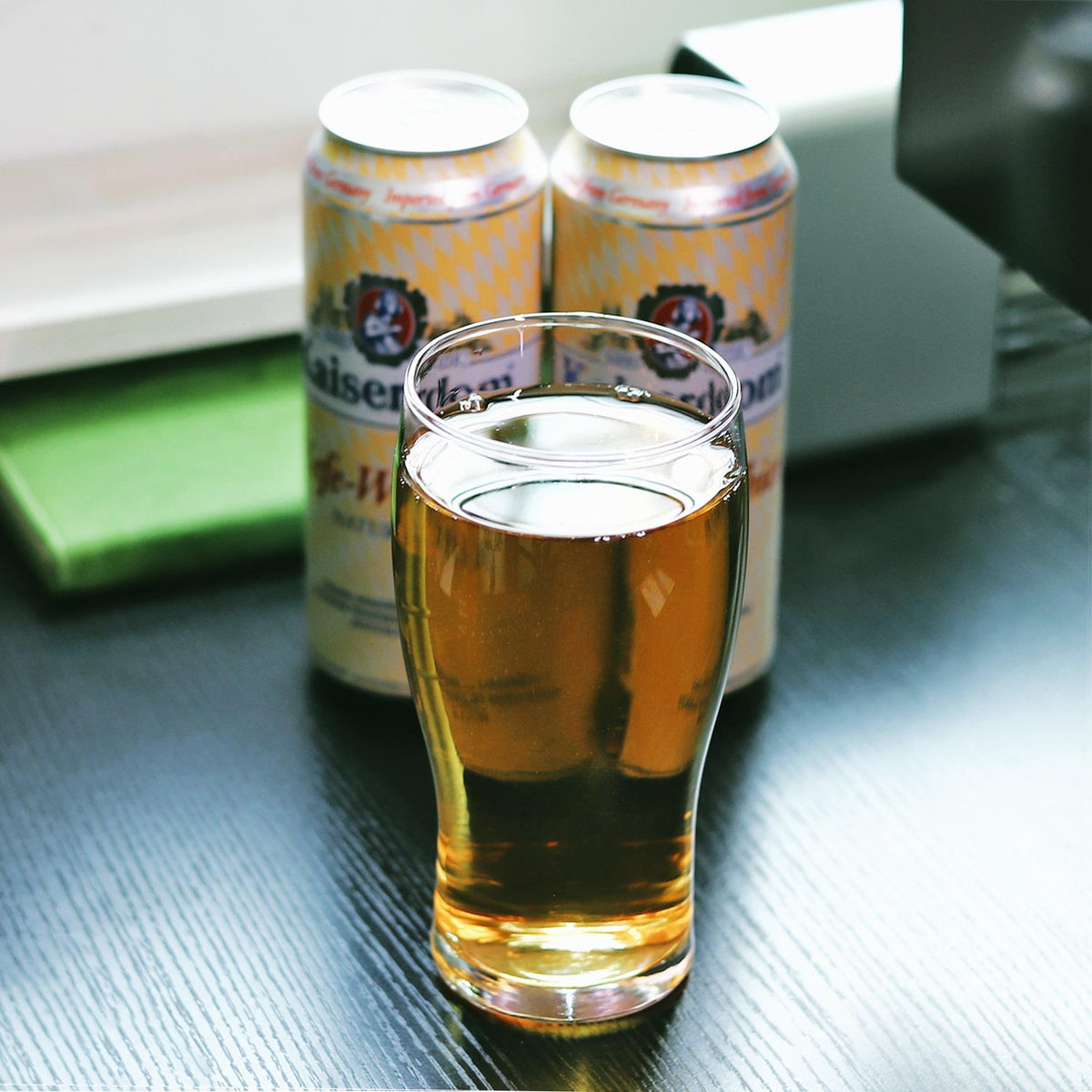 VINSANI Tulip Beer Glasses Set of 6 – Clear Glass for Craft Beer, Ales & Cocktails