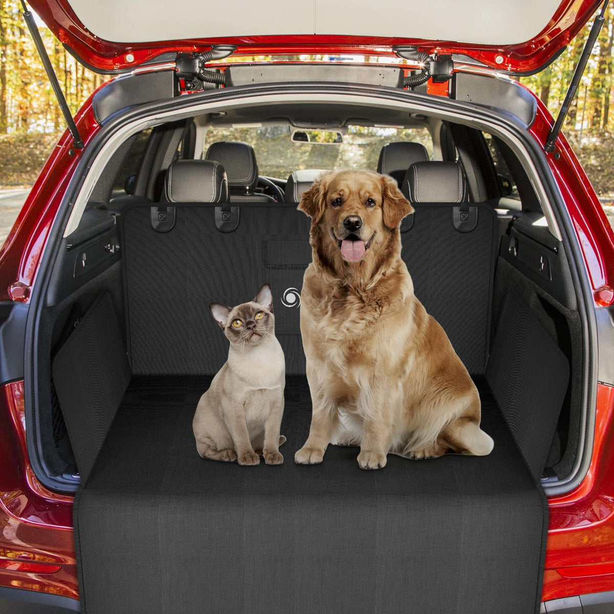 Vinsani Pet Car Boot Mat with Storage Bag – 600D Oxford Fabric Boot Protector for Dirt, Spills & Fur