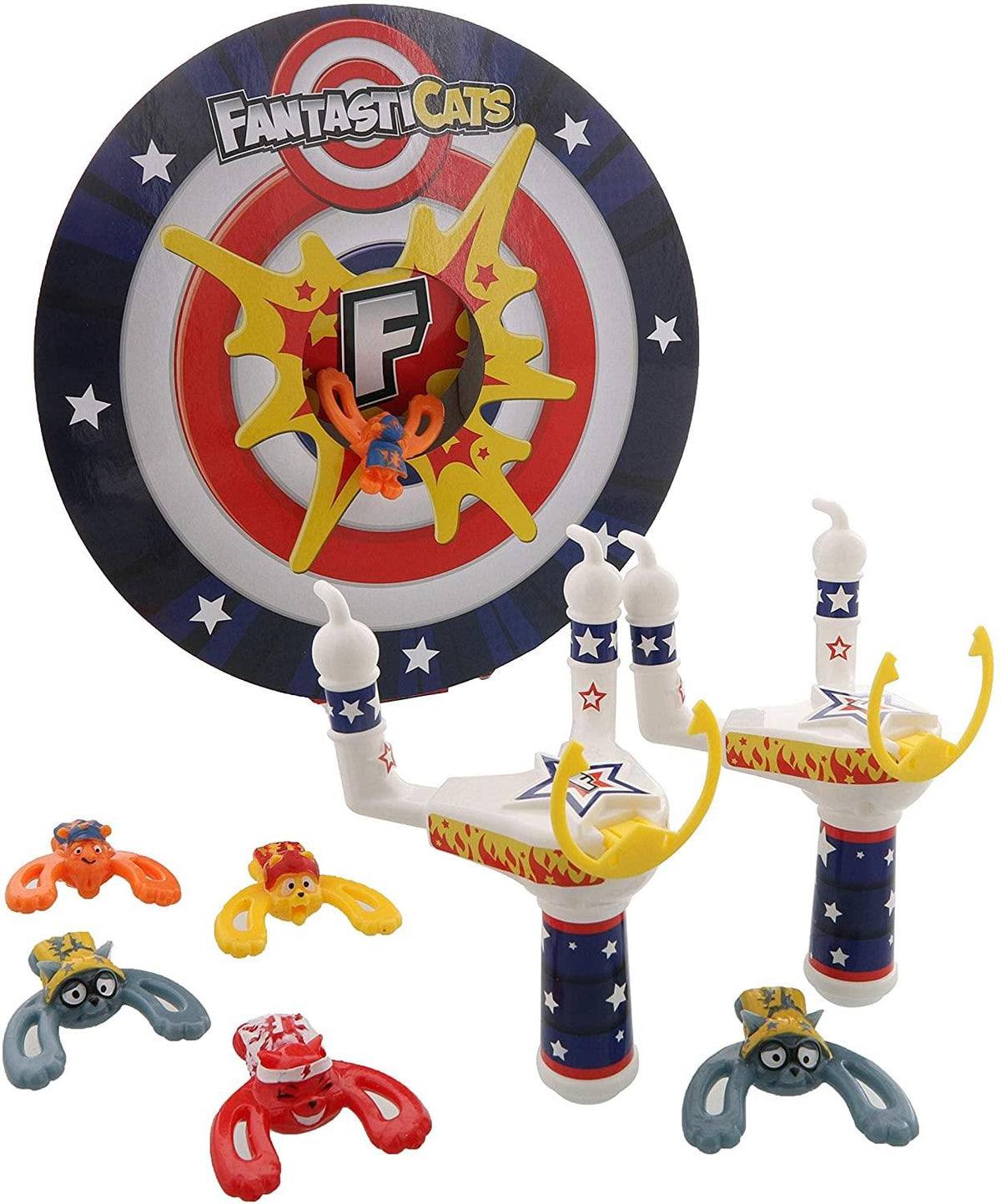 Fantasticats Super Duel Target Stunt Playset – Head-to-Head Stunt Toy for Kids