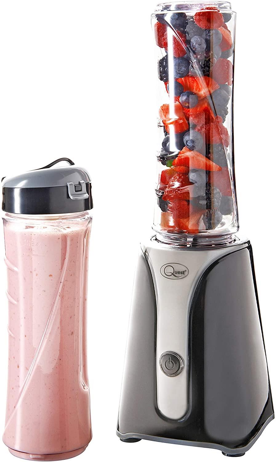 Quest personal blender black and grey