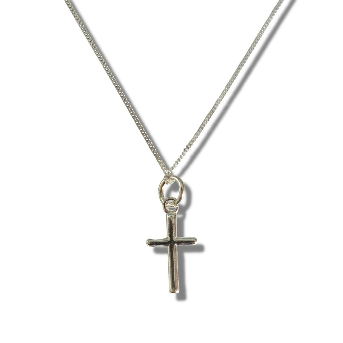 Aye Do Gifts Girls Mini Cross Silver Necklace – Children's Faith Pendant Jewellery Gift