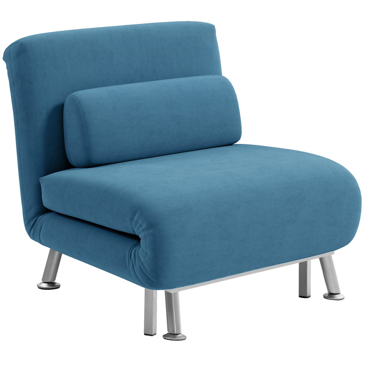 HOMCOM convertible chair folded flat as a single bed