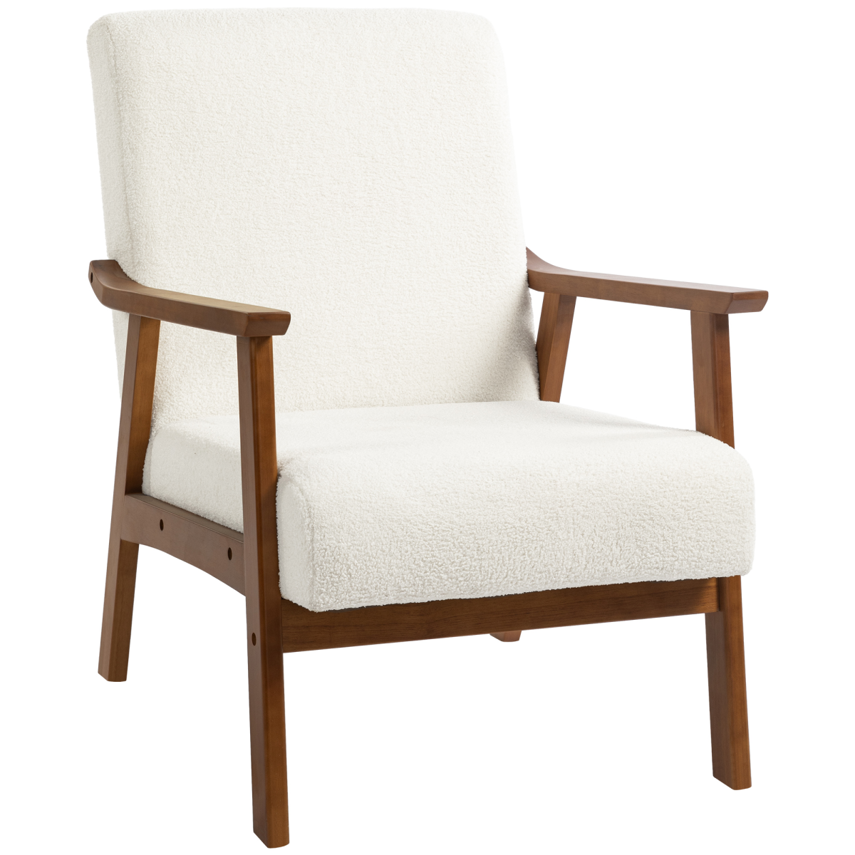 Boucle accent armchair