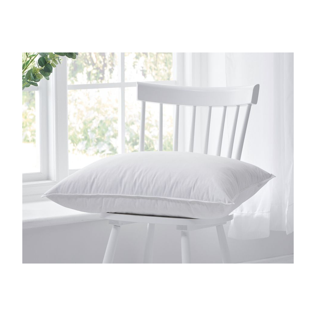 Bellissimo Home Down Surround Pillow with Feather Core – Soft Bedroom Bedding
