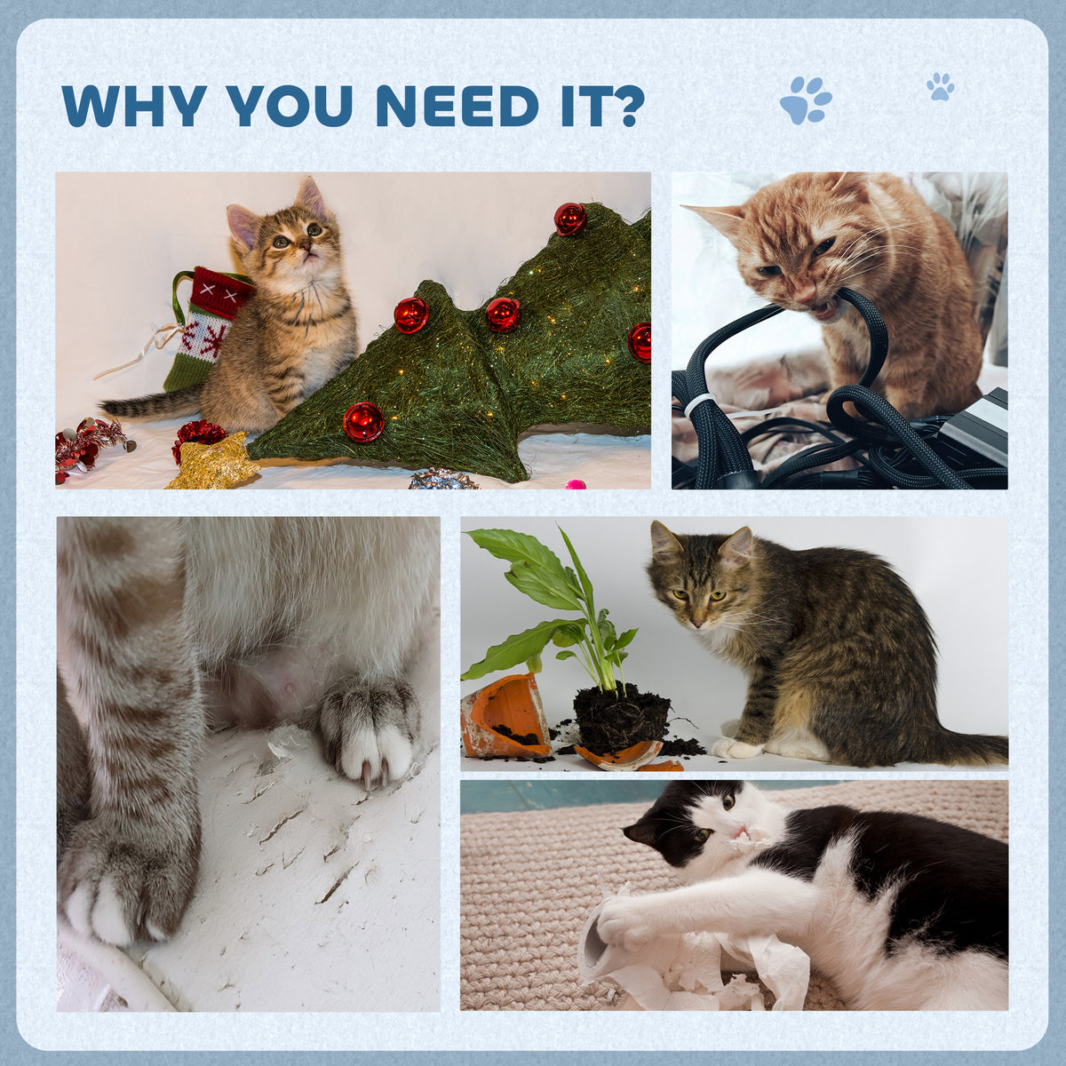 PawHut 2-in-1 Cat Scratcher and Lounge Bed with Catnip, Corrugated Cardboard – Blue