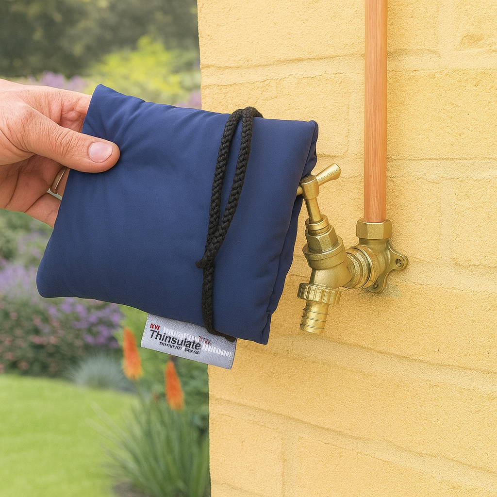 Avilo Outdoor Tap Protector, Set of 2 – Double Layer Insulated Covers for Winter Frost Protection