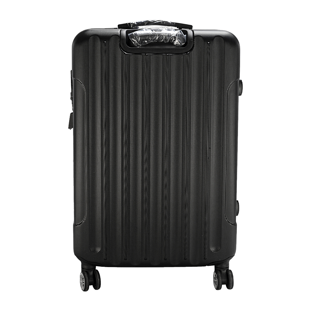 3 Piece Lightweight ABS Spinner Luggage Set with Carry-On Case, 360° Wheels & Telescopic Handles