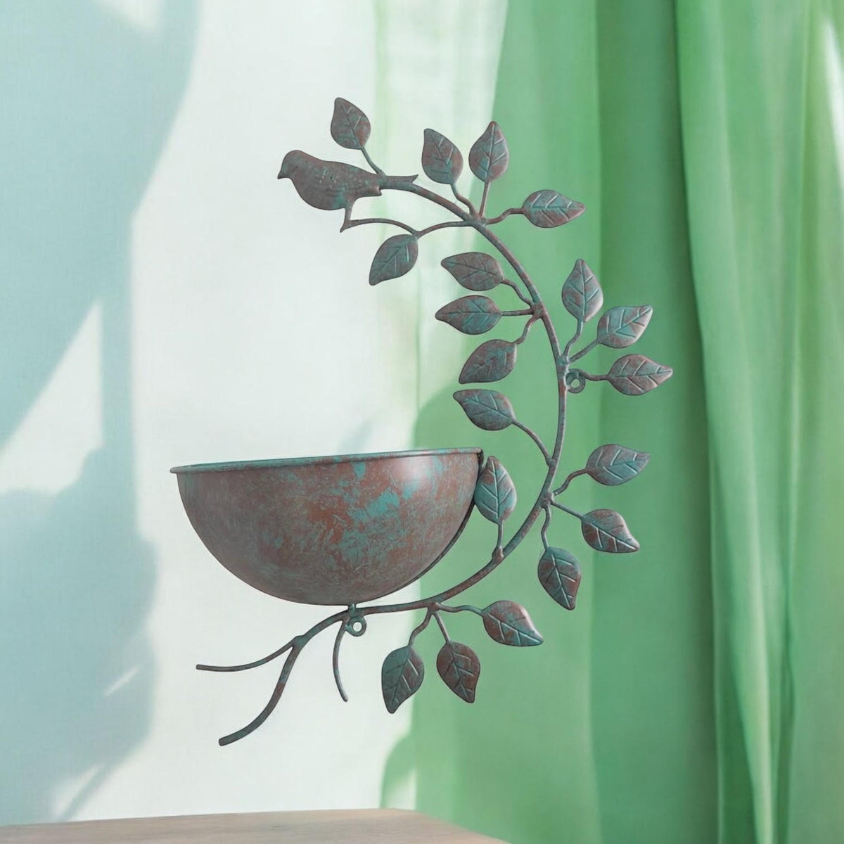 42cm Rust-Resistant Metal Garden Planter