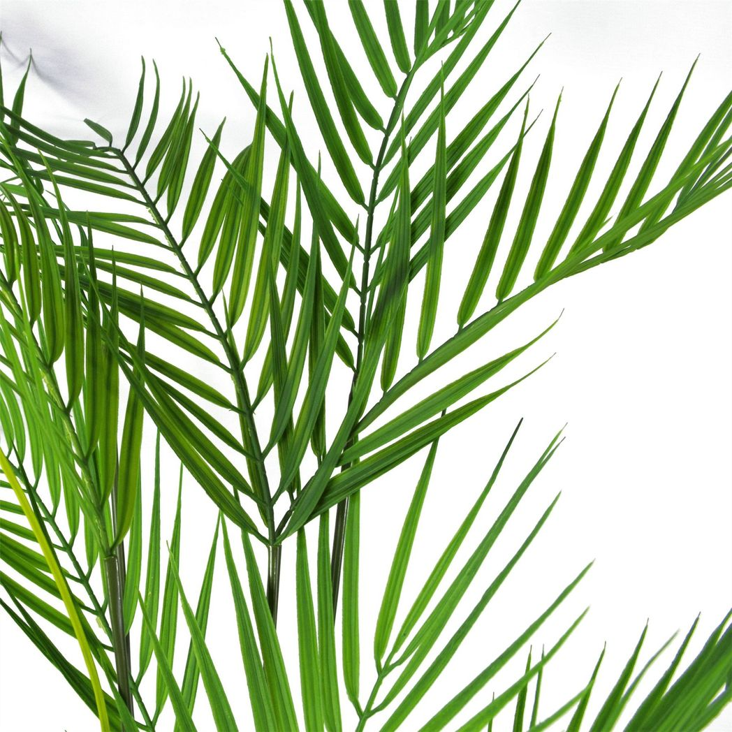 Leaf Design UK 118cm Artificial Palm Tree with 11 Realistic Leaves, Unpotted – Tropical Home Display