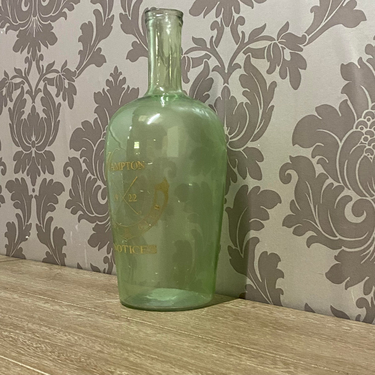 Decorative Clear Glass Bottle Vase