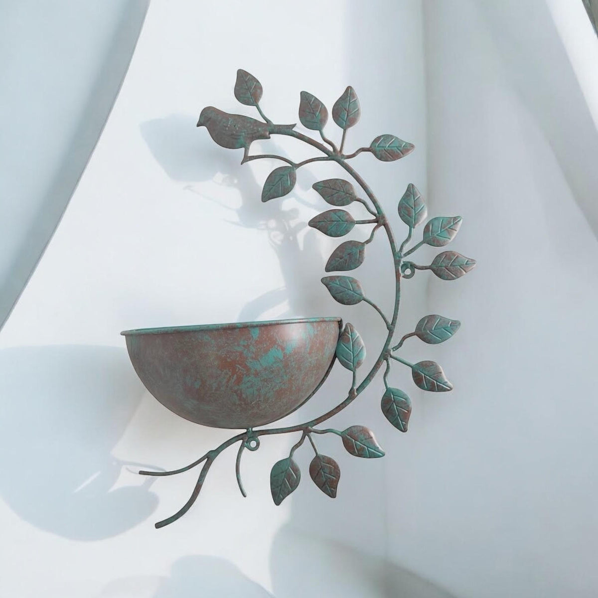 42cm Rust-Resistant Metal Garden Planter