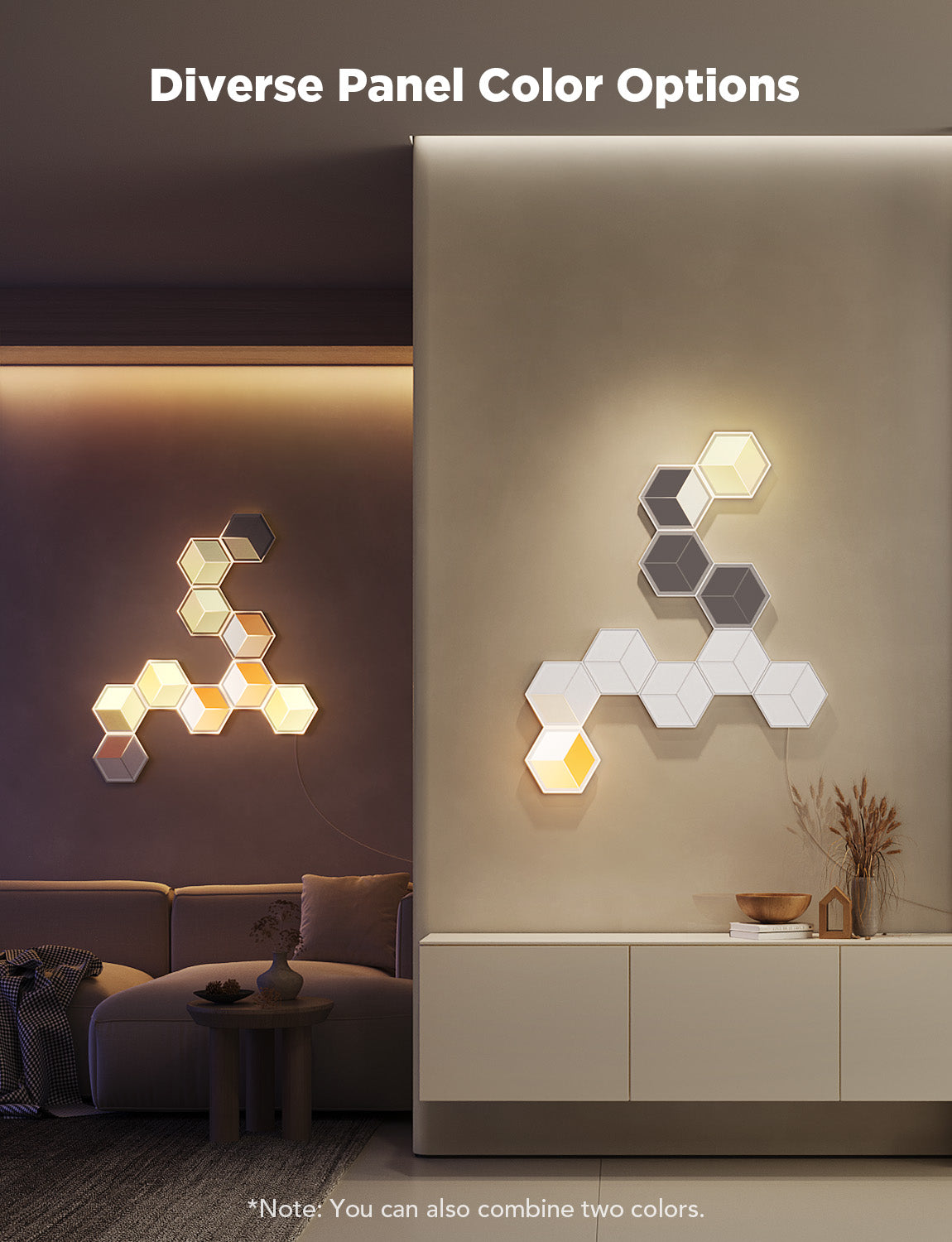 Govee H606A Hexagon LED Light Panel Extension, 1 Pack – 3D Gaming Room Decor, DreamView & Razer Chroma