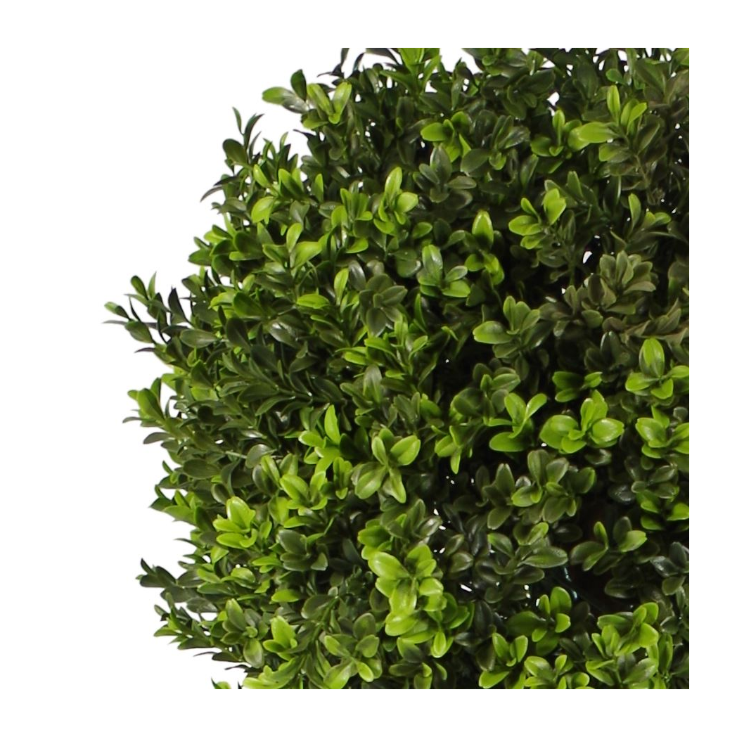 Artificial Boxwood Buxus Ball Topiary Tree, 120cm (4ft) – Indoor & Outdoor Plant with Wired Stems