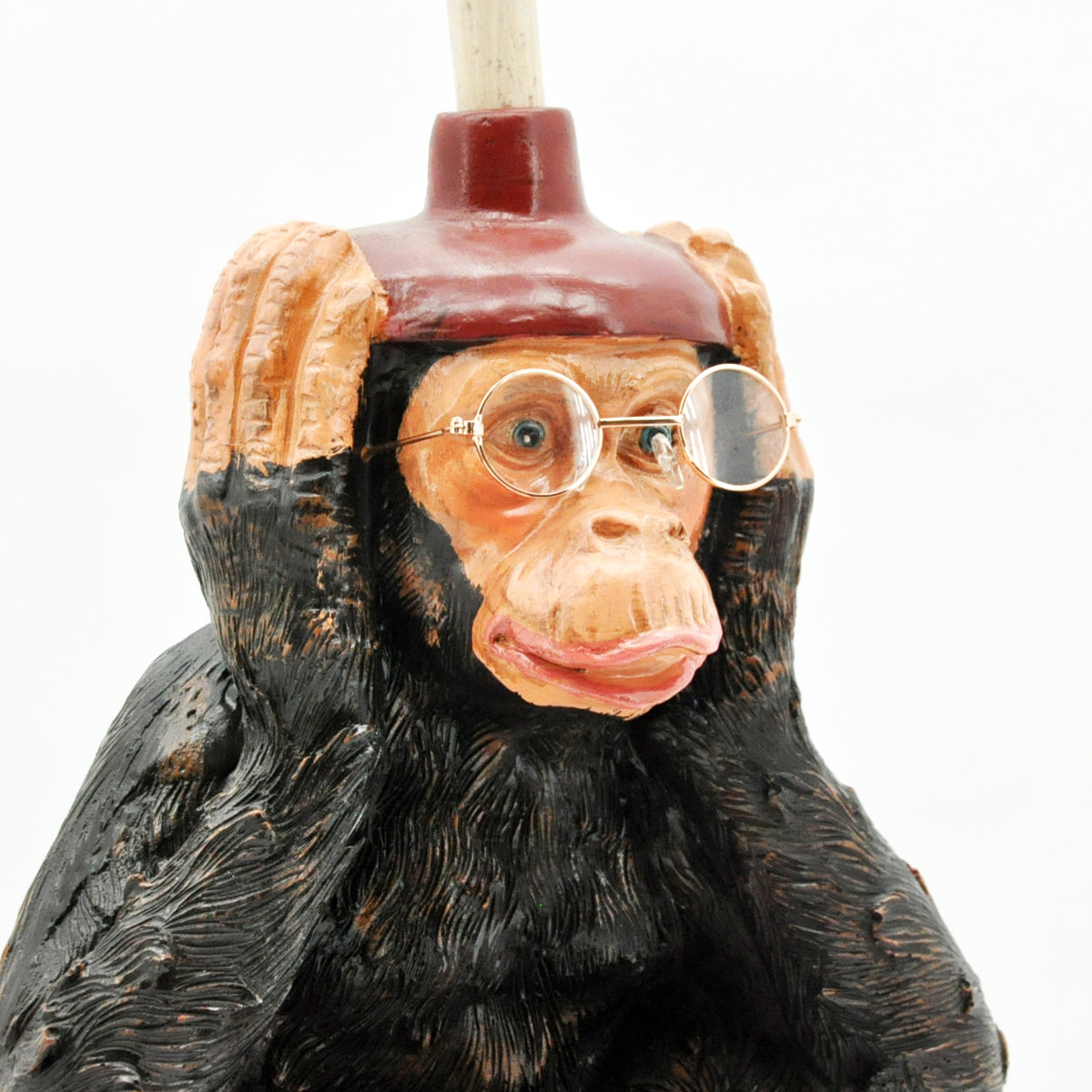 MSL Monkey Toilet Roll Holder, 82cm – Hand Finished Resin Bathroom Accessory