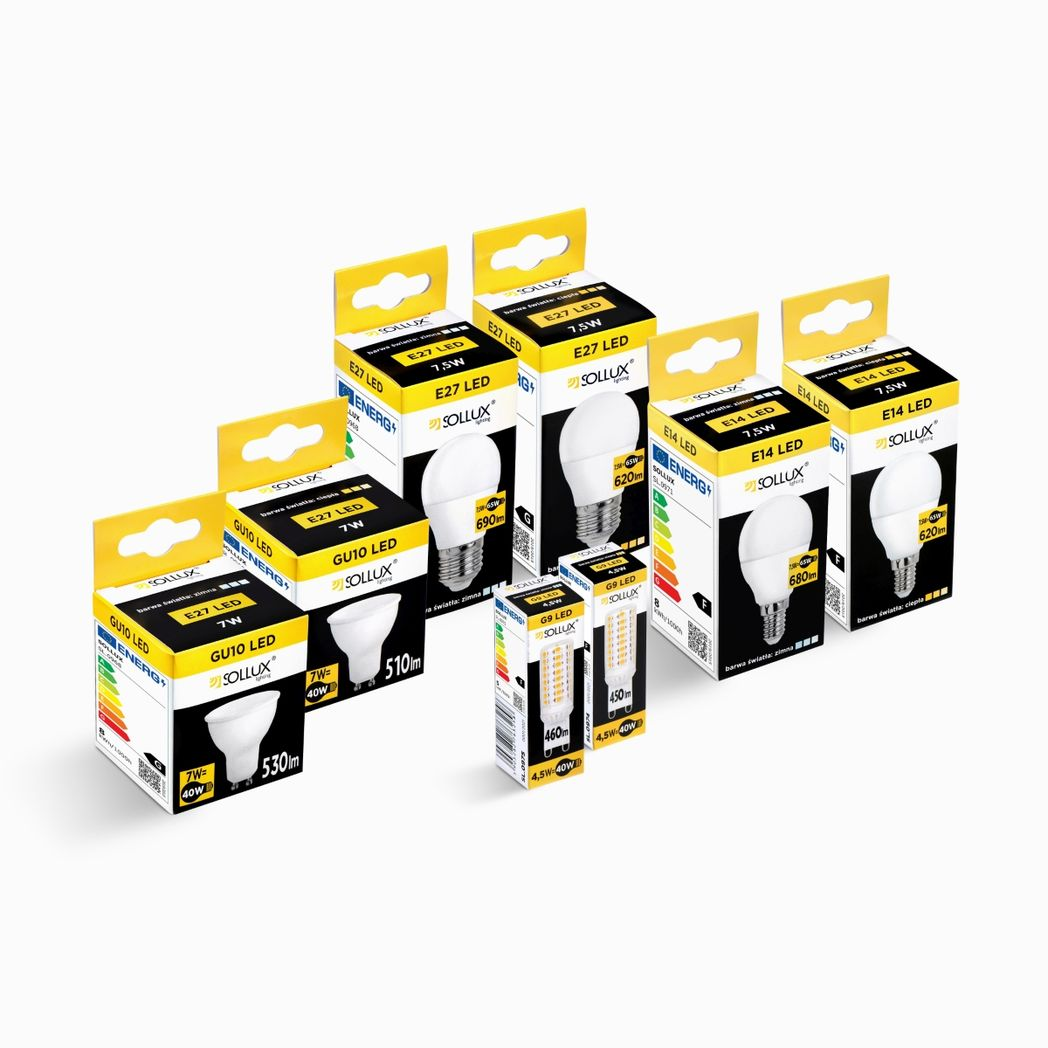 Sollux Lighting E14 Light Bulbs – Home Lighting Bulbs with E14 Fitting