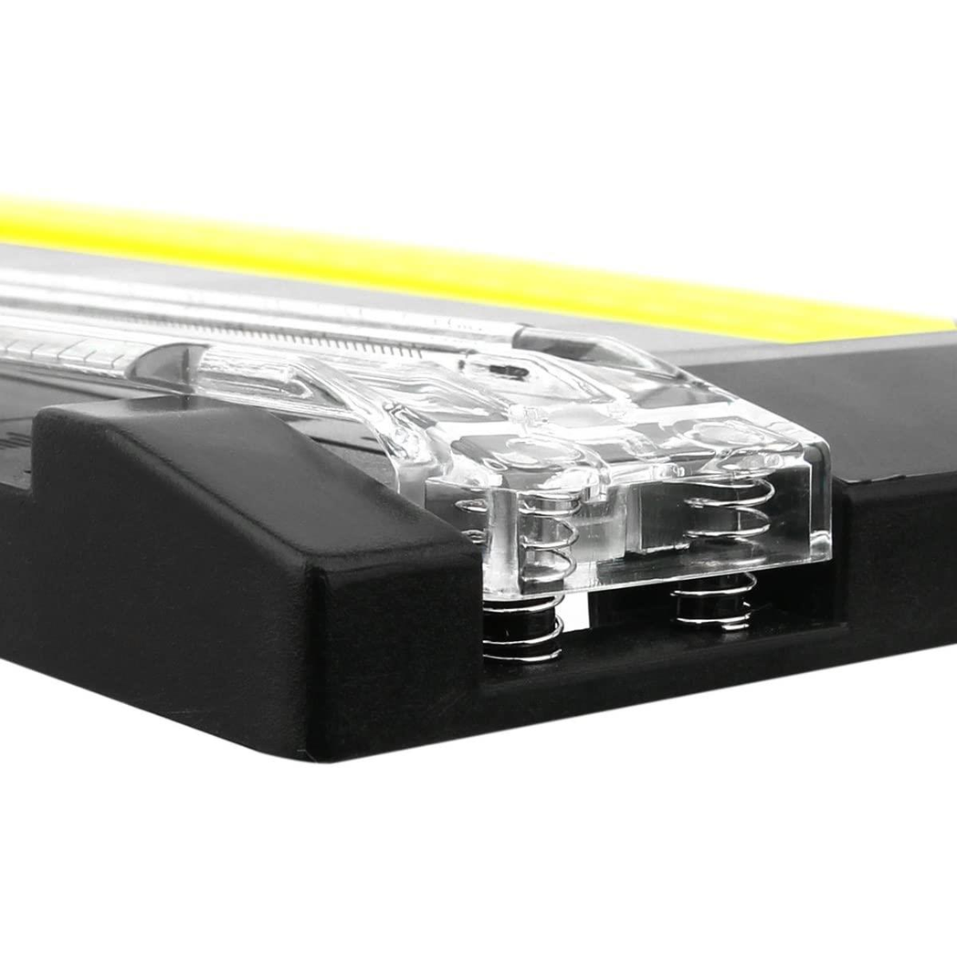 Texet A4 Paper Trimmer, 377 x 125mm – 6 Sheet Straight Cut Cutter with Quick Blade Replacement