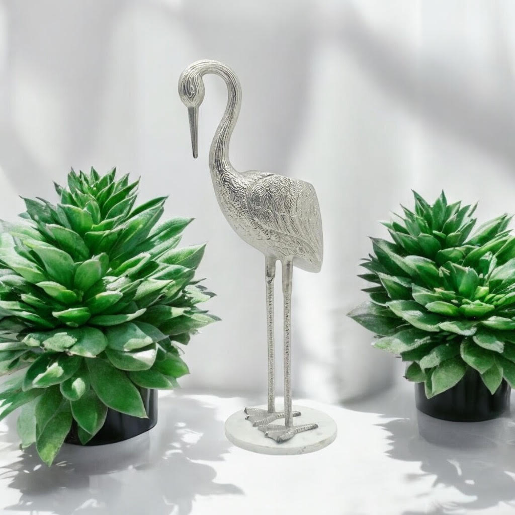 MSL Decorative Flamingo Wine Bottle Holder, 65cm Tall – Fun Bar Décor and Wine Lover Gift