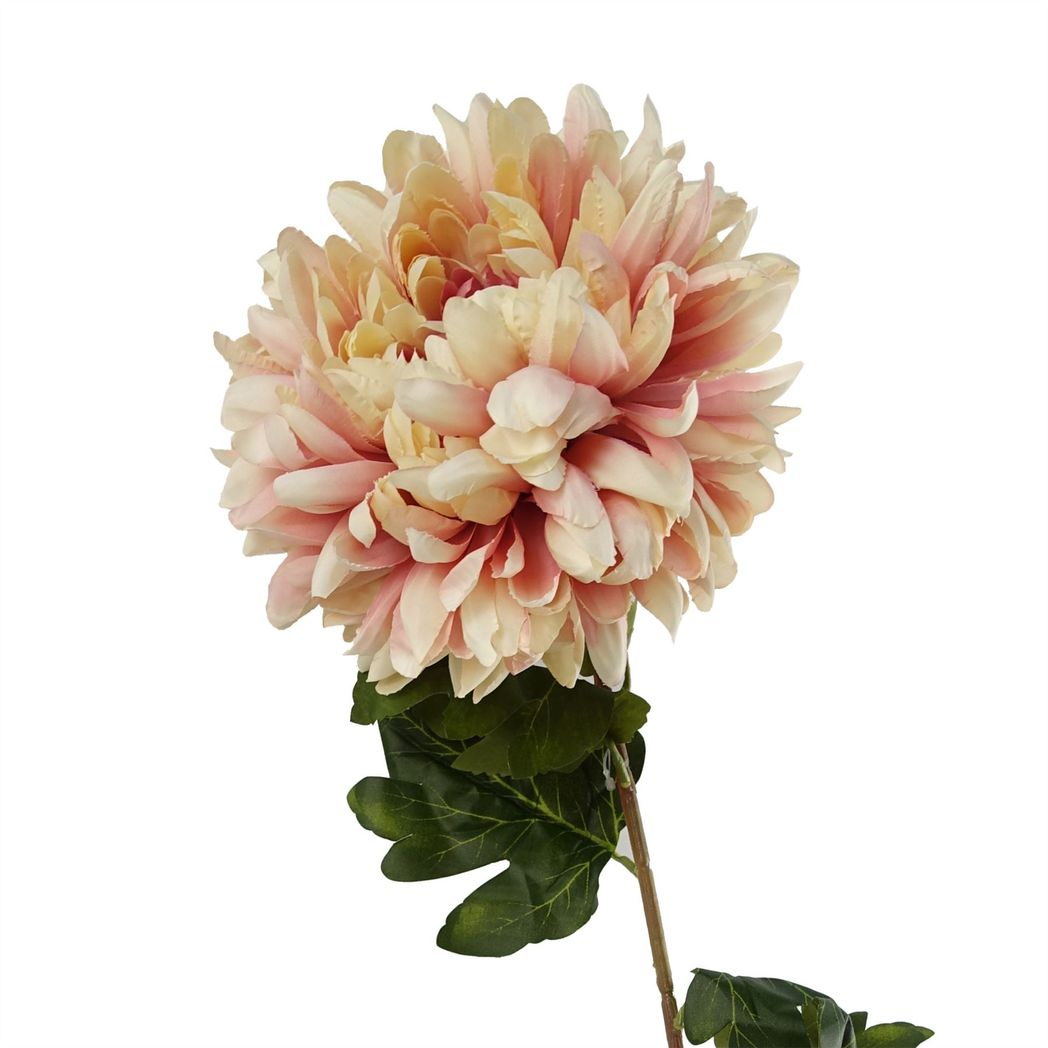Pack of 6 Extra Large Artificial Reflex Chrysanthemums, 75cm with Silk Petals – Pink Floral Decor