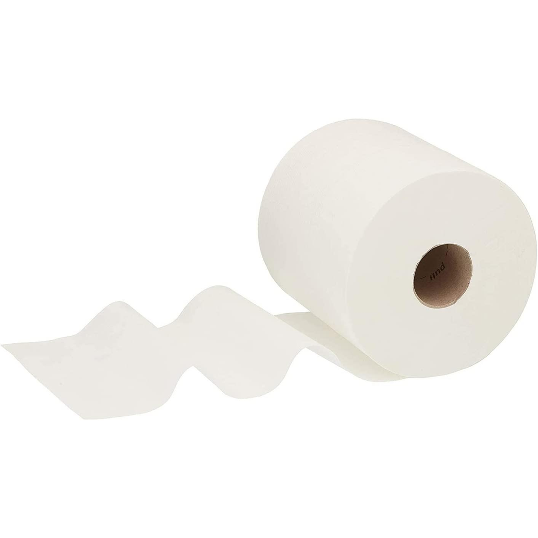 Aspect Centrefeed White Roll, 12 Pack of 2-Ply Recycled Kitchen Towels – Super Absorbent, 70m
