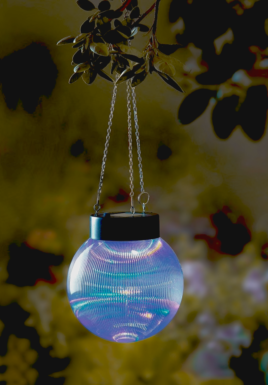 Avilo Hanging Solar Ball – Durable Solar Light to Suspend from a Fence, Hook or Branch
