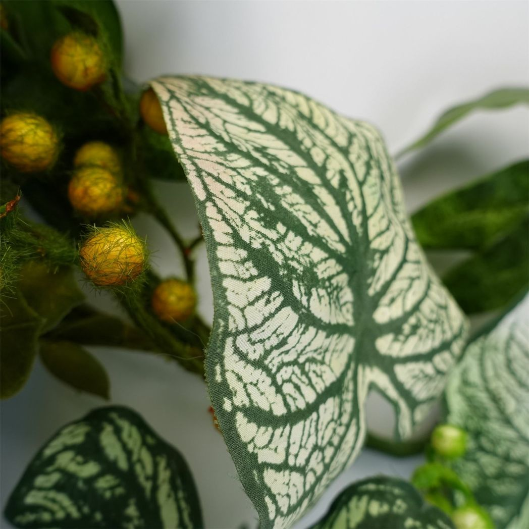 150cm Artificial Hanging Plant – Realistic Alocasia Sinuata Trailing Foliage, Green
