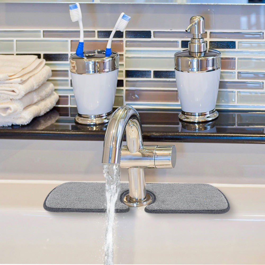 Avilo Set of 2 Tap Water Absorption Mats – Ultra Absorbent Kitchen Tap Splash Mats