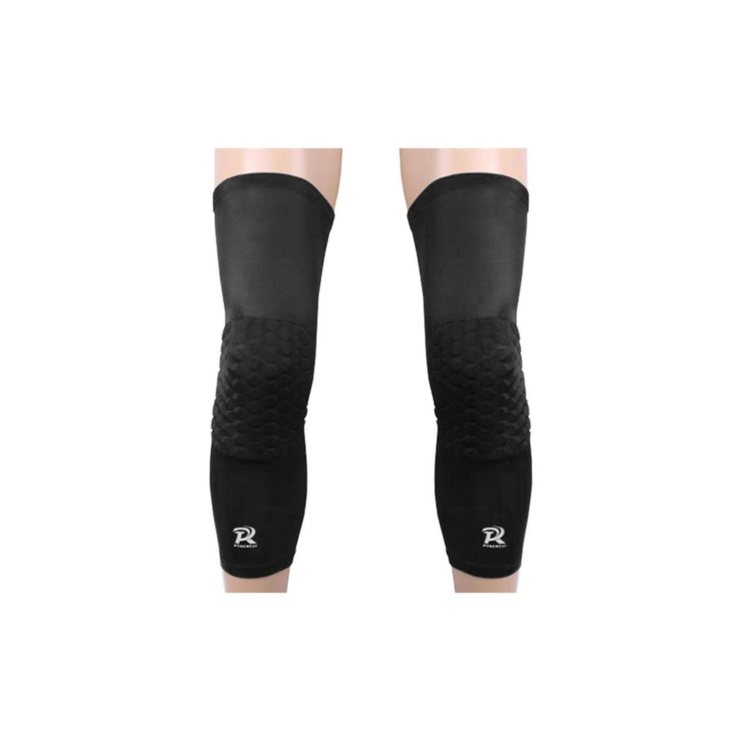 Aquarius Knee Compression Sleeve – Elasticated Knee Support for Gym & Sport, Large, Black