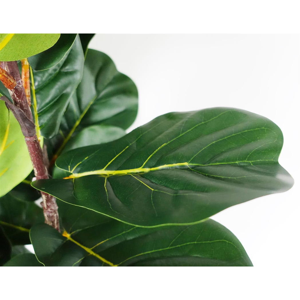 Premium Artificial Fiddle Leaf Fig Tree, 180cm with Realistic Foliage – Wired Stems, Potted