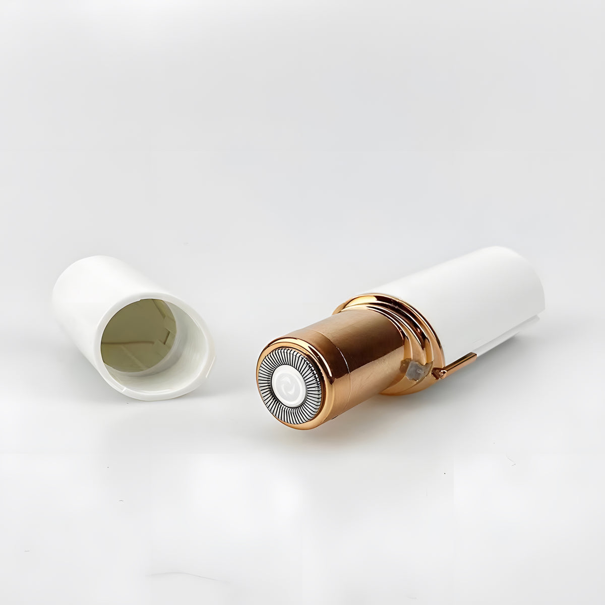 Avilo Mini Portable Facial Hair Remover with Built-In Light – Lip & Chin, Battery Powered