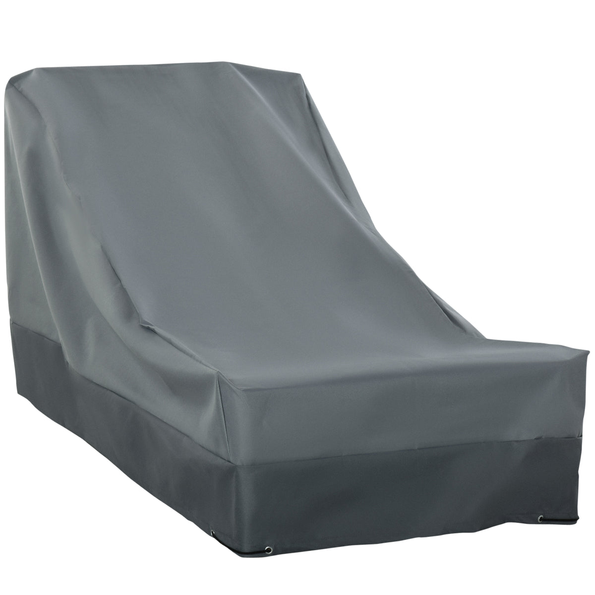 Outsunny Outdoor Furniture Cover, 200 x 86 cm – Water & UV Resistant 600D Oxford Fabric with Pull Cords