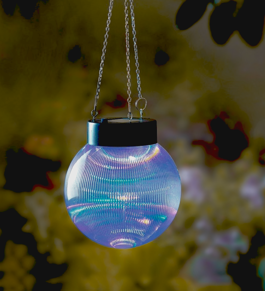 Avilo Hanging Solar Ball – Durable Solar Light to Suspend from a Fence, Hook or Branch