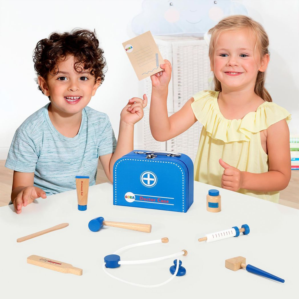 SOKA Doctor Case Role Play Set – Imaginative Pretend Play Toy for Learning and Creativity