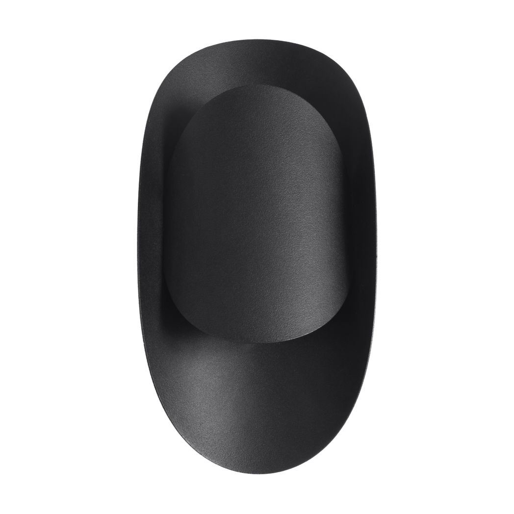 Sollux Lighting Tear Modern Wall Lamp with Steel Body, G9 – Black Wall Light