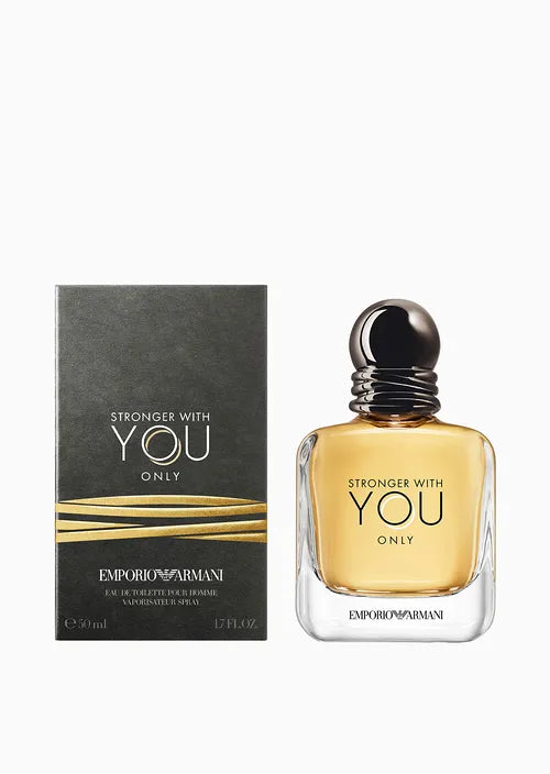 Giorgio Armani Emporio Armani Stronger with You Only Eau de Toilette Spray 50ml β Spicy, Aromatic Fragrance for Men
