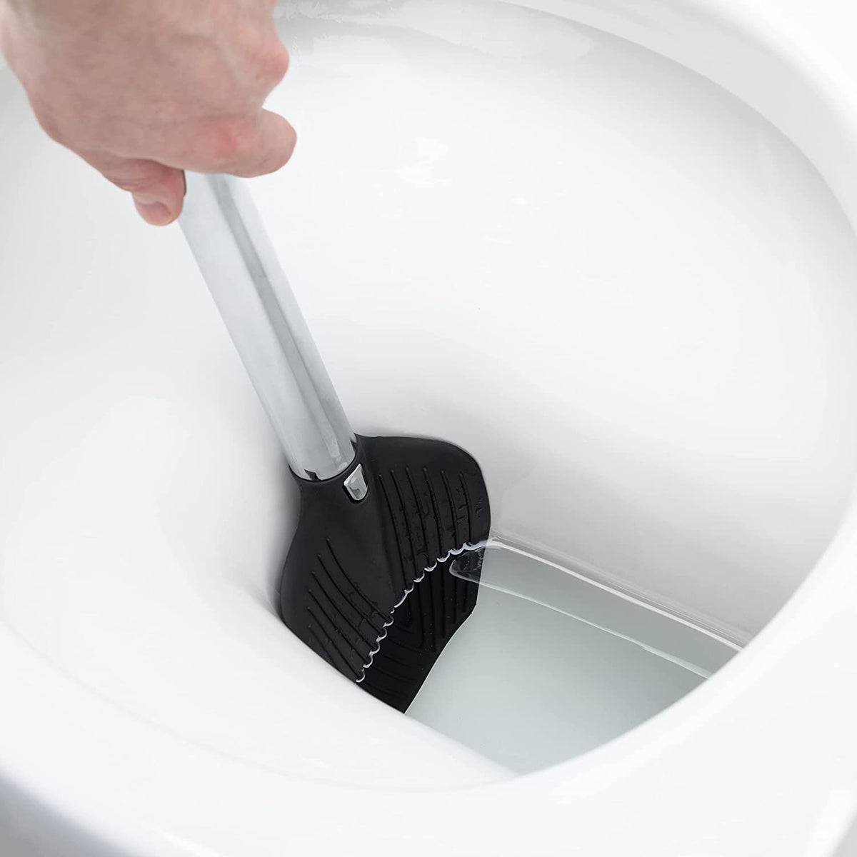 Avilo Bristle Free Toilet Brush – Hygienic Modern Alternative to Old-Fashioned Loo Brushes