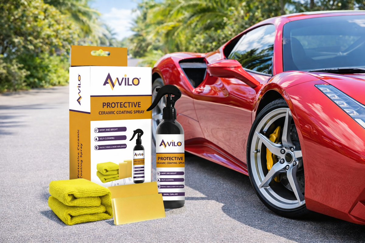 Avilo Protective Ceramic Coating Spray – Extra Layer of Protection for Your Motor Vehicle