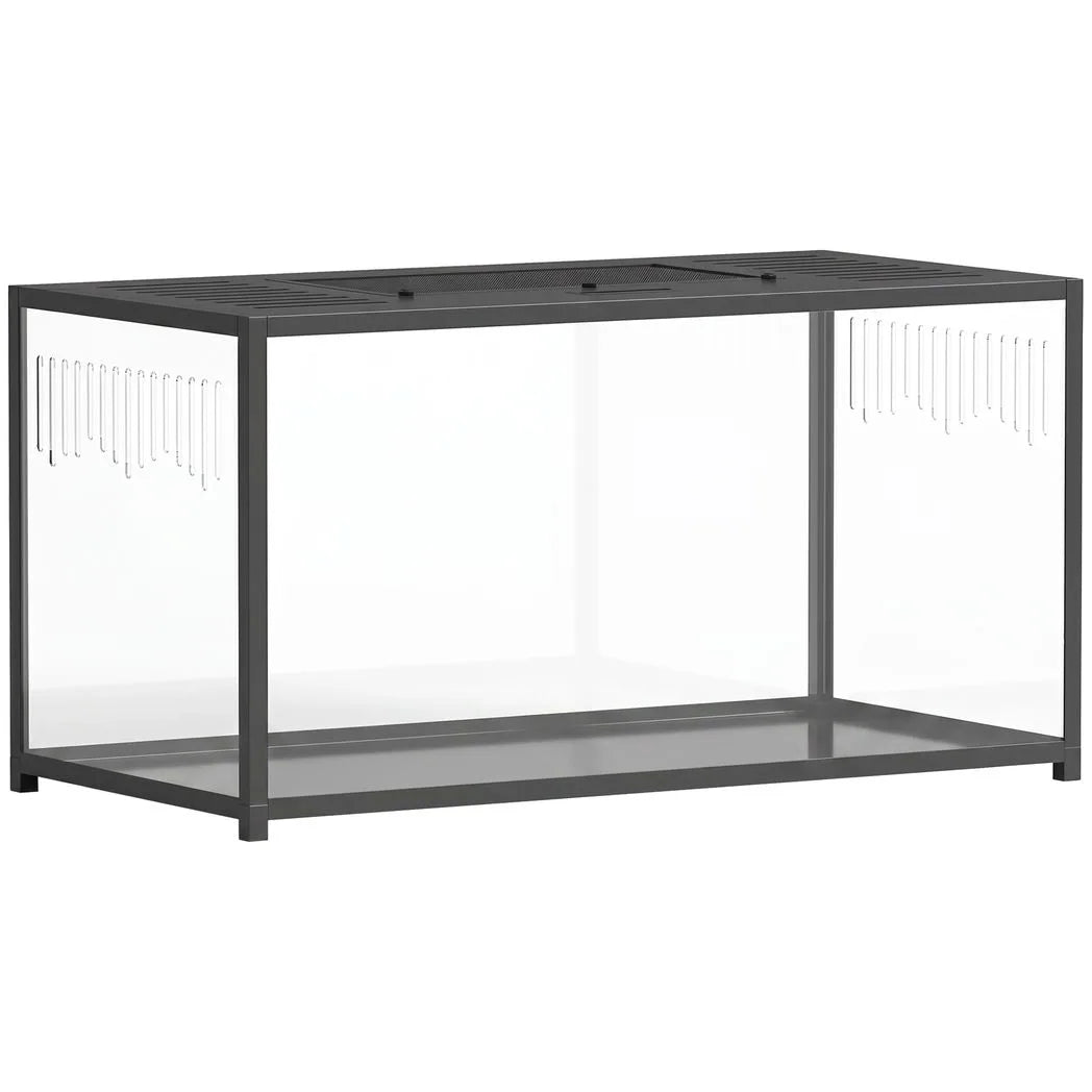PawHut Large Hamster Cage with Openable Top, Chewproof Metal and Acrylic – For Hamsters and Gerbils, 100 x 50 cm