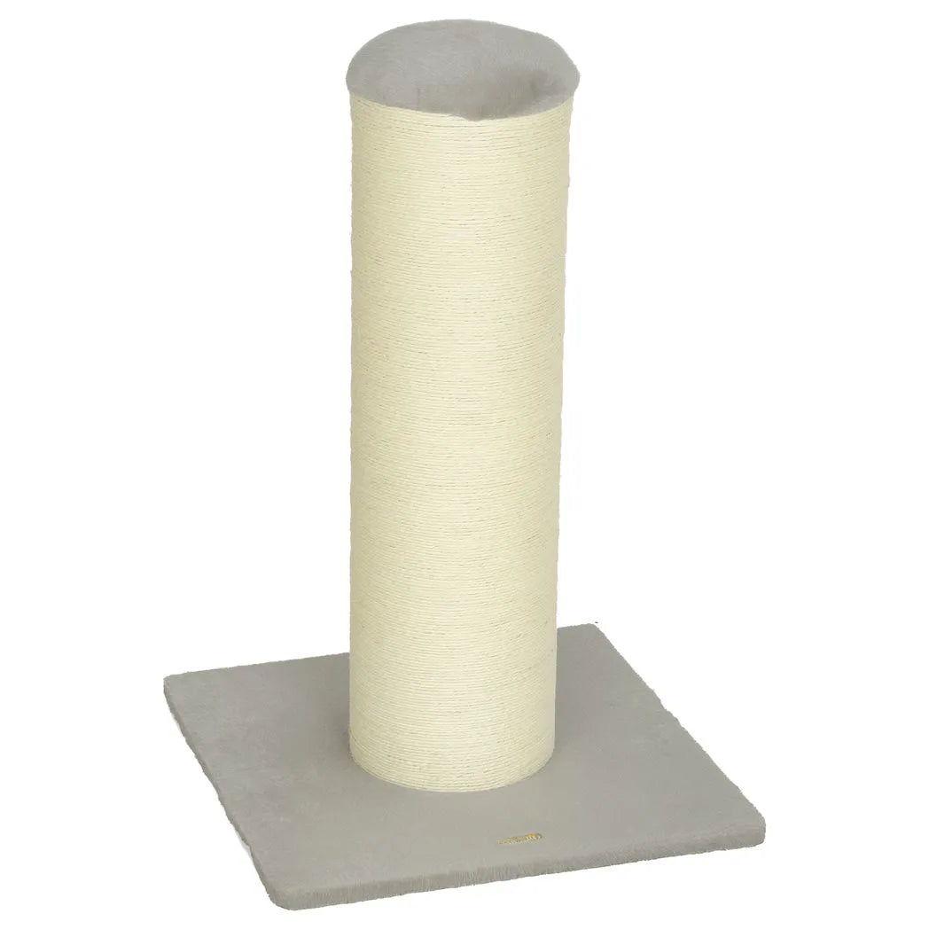 PawHut Cat Scratching Post, 76cm Tall Sisal Scratcher for Indoor Cats with Stable Base – Beige