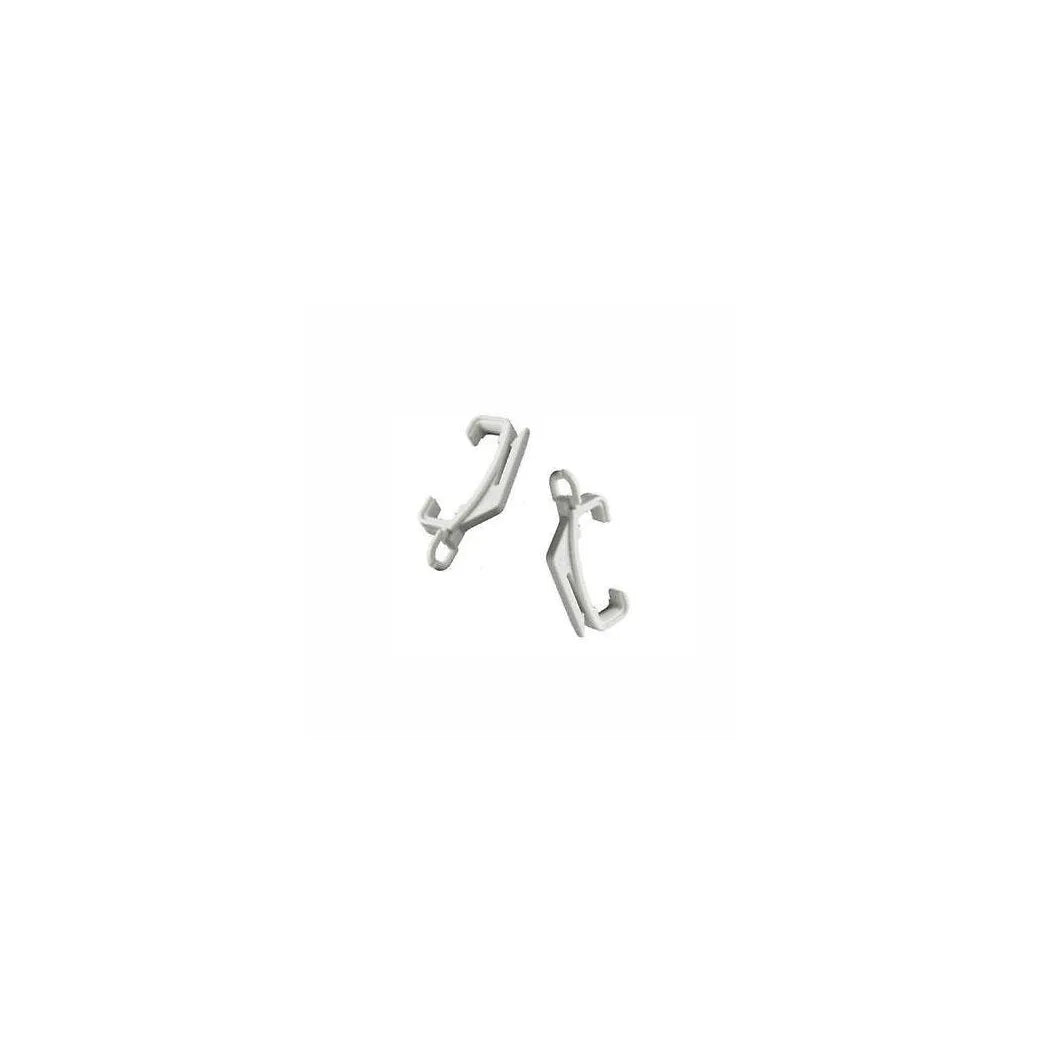 Curtain Rail Glider Hooks – White/Silver Curtain Hooks for Home DIY