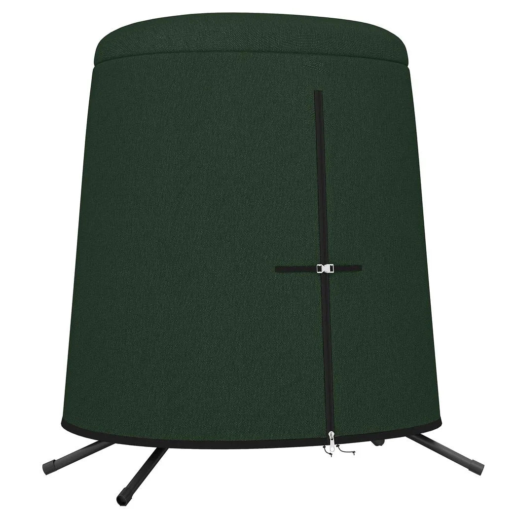 Outsunny Hanging Egg Chair Cover – Waterproof Oxford Fabric Protective Cover with Zip, 196 x 230cm, Green