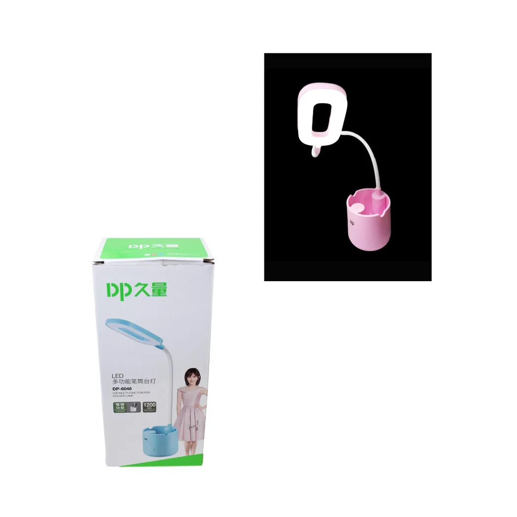 Flexible USB LED Night Lamp with Stationery Holder – Multifunctional Desk Light