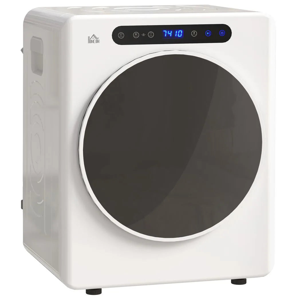 HOMCOM 4kg Compact 40-60? Tumble Dryer - White